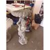 Image 1 : CONCRETE  - FOUNTAIN - LADY - ~40" TALL - no pump