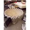 Image 1 : CONCRETE - 2 PC BIRD BATH - 26" W X 29" TALL
