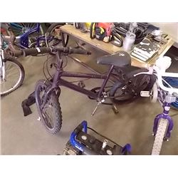BIKE - CHILD'S 5 SPEED BIKE - PURPLE