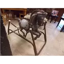 VINTAGE SPRING ROCKING HORSE