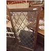 Image 1 : VINTAGE LEADED GLASS WINDOW