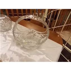 PIN WHEEL CRYSTAL BASKET