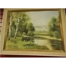 OIL PICTURE - LAKE