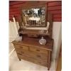 Image 1 : ART NOUVEAU SATIN WALNUT DRESSING CHEST