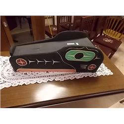 FIRST NATIONS CARVED HEAD DRESS - SIGNED - LAURENCE ANDREWS