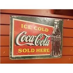 METAL COKE SIGN