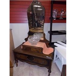 WALNUT DRESSER - 1930'S