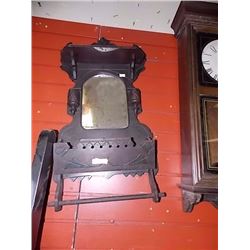VICTORIAN HANGING SHAVING MIRROR