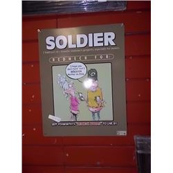MEMORABILIA - METAL SIGN - SOLDIER RED NECK