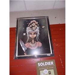 FRAMED PRINT - SINGLE AGAIN - ANGELINA WRONA - GALLERY ESTIMATE $550