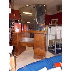 PEPPLER WALNUT WATERFALL DRESSER