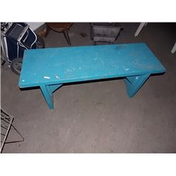 BLUE BENCH