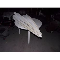 PATIO TABLE WITH UMBRELLA