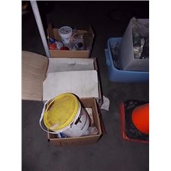 BOX OF MISC SHOP SUPPLIES - 3 TTL