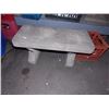 Image 1 : CONCRETE - BENCH - 3 PC