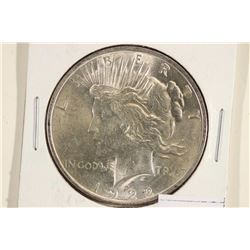 1922 PEACE SILVER DOLLAR BU