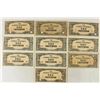 Image 1 : 10 PIECES OF WWII JAPANESE GOVERNMENT 10 CENTAVOS