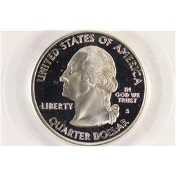 2000-S SILVER MASSACHUSETTS QUARTER PCGS PR70 DCAM