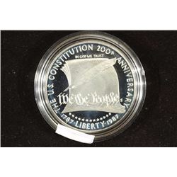 1987-S US CONSTITUTION PROOF SILVER DOLLAR