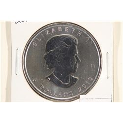 2013 CANADA 1 OZ. FINE SILVER $5 MAPLE LEAF