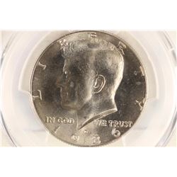 1986-D KENNEDY HALF DOLLAR PCGS MS65