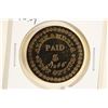 Image 1 : 13.3 GRAM 24KT GOLD PLATED STERLING SILVER ROUND