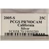 Image 3 : 2005-S SILVER CALIFORNIA QUARTER PCGS PR70 DCAM