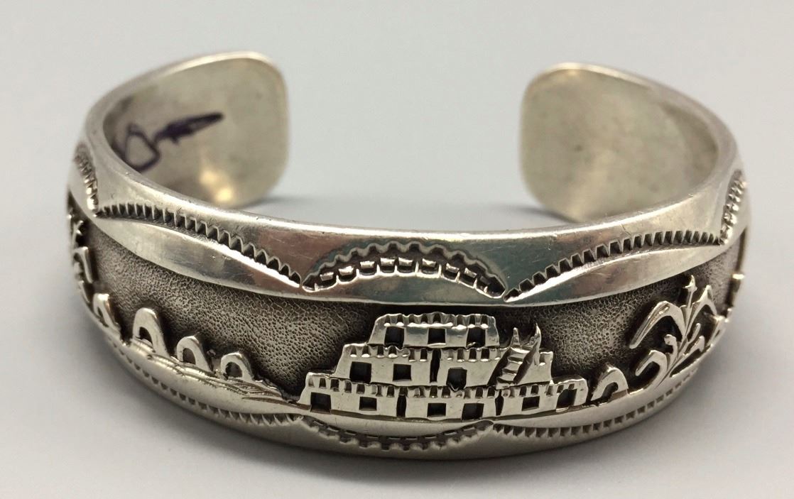 Glen Sandoval Navajo Storyteller Bracelet