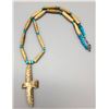 Image 2 : Bone And Turquoise Eagle Necklace