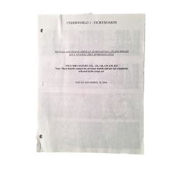 Underworld Production Storyboards Movie Props