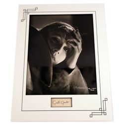 Greta Garbo Autograph and Photo