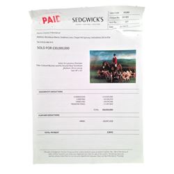 Mortdecai ' Sedgwick's' Charles H. Mortdecai (Johnny Depp) "Paid' Sheet