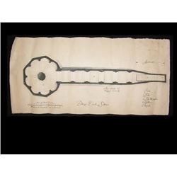 The Three Musketeers Screen Used Floor Plan Movie Props