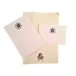 Mortdecai Monogrammed Stationary Movie Props