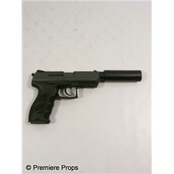 Faster Killer's (Oliver Cohen) Screen Used Pistol/Silencer Movie Props