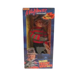 A Nightmare on Elm Street Talking Freddy Krueger Doll Original Box Movie Collectibles