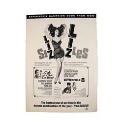 Elizabeth Taylor MGM Promo Cat on a Hot Tin Roof & Butterfield 8 Book