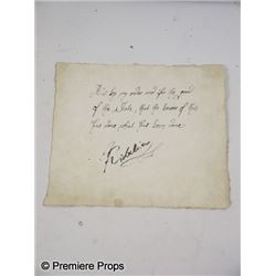 The Three Musketeers Richelieu (Christoph Waltz) Movie Props