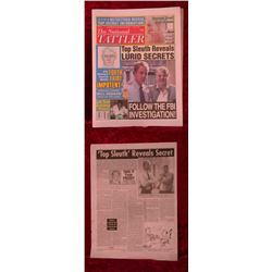 Red Dragon Tattler Newspaper (Edward Norton & Philip Seymour Hoffman) Movie Props