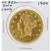 Image 1 : 1904 $20 Liberty Head Double Eagle Gold Coin