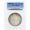 Image 1 : 1891-CC $1 Morgan Silver Dollar Coin PCGS MS65
