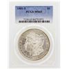 Image 1 : 1881-S $1 Morgan Silver Dollar Coin PCGS MS65