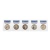 Image 1 : Set of (5) 1885-1889 $1 Morgan Silver Dollar Coins PCGS MS63
