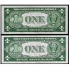 Image 2 : Lot of (2) 1935A $1 Silver Certificate Notes Uncirculated