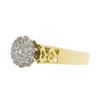 Image 2 : 14KT Yellow and White Gold Men's 0.15ctw Diamond Ring