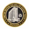 Image 1 : .999 Fine Silver Tropicana Las Vegas $10 Casino Limted Edition Gaming Token