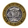 Image 2 : .999 Silver Whiskey Petes Casino Jean, Nevada $10 Limited Edition Gaming Token