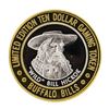 Image 1 : .999 Silver Buffalo Bills Resort & Casino Primm, NV $10 Limited Edition Gaming T