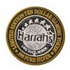 Image 2 : .999 Fine Silver Harrah's Lake Tahoe, Nevada $10 Casino Limted Edition Gaming To