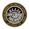 Image 2 : .999 Silver Ellis Island Casino & Brewery Las Vegas $10 Limited Edition Gaming T